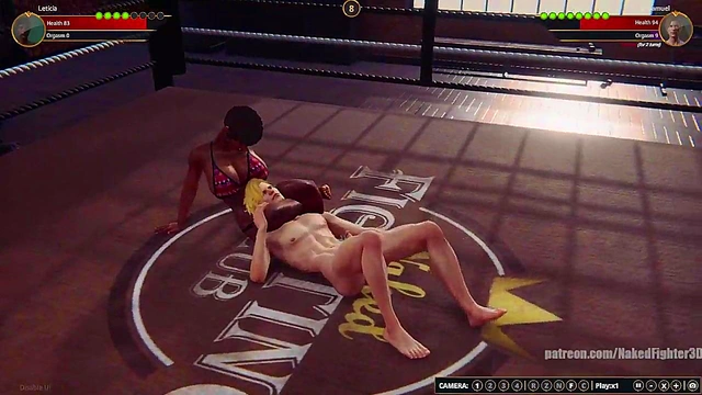 Leticia VS Samuel (Naked Fighter 3D)