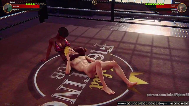 Leticia VS Samuel (Naked Fighter 3D)