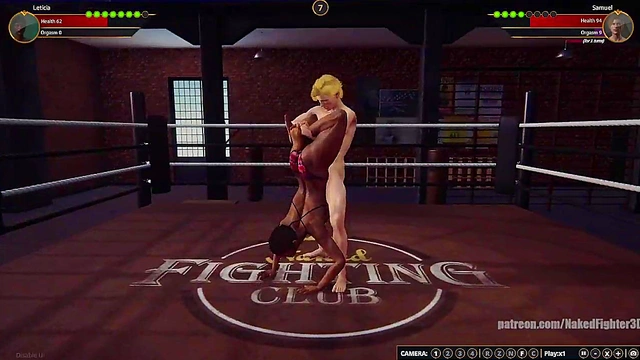 Leticia VS Samuel (Naked Fighter 3D)