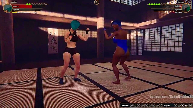 Marilith VS Boomer (Naked Fighter 3D)
