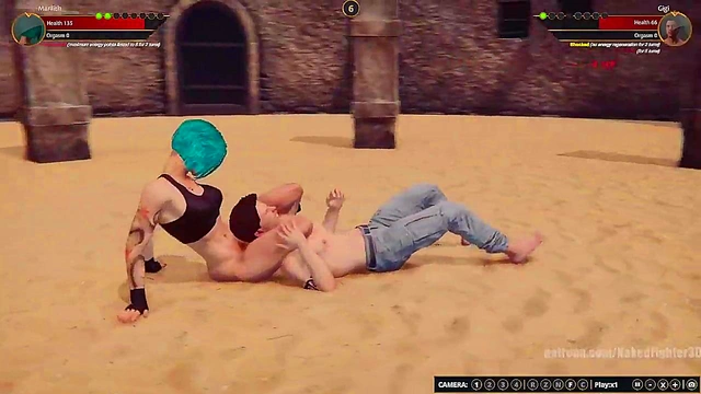 Marilith VS Gigi (Naked Fighter 3D)