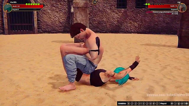Marilith VS Gigi (Naked Fighter 3D)