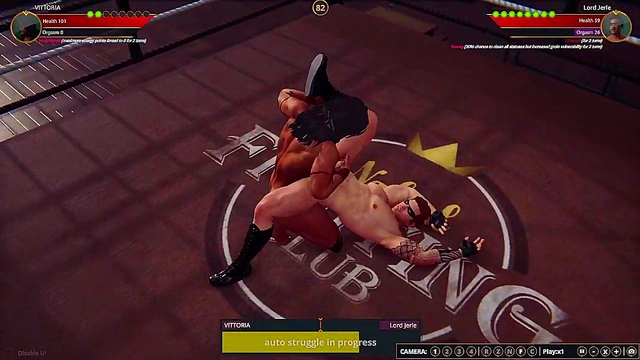 VITTORIA VS Lord Jerle (Naked Fighter 3D)