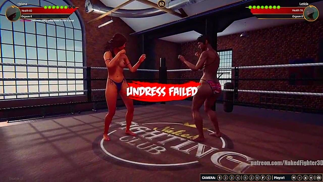 Helena VS Leticia (Naked Fighter 3D)