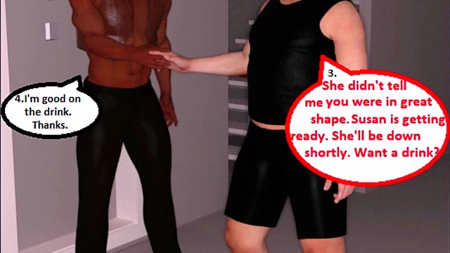 3D Comic Hotwife Cuckolds Husband On Birthday With BBC