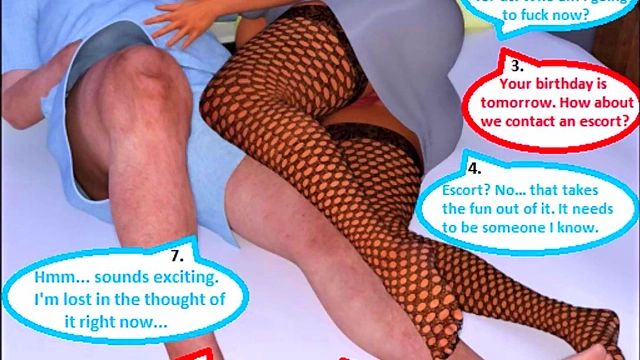 3D Comic Hotwife Cuckolds Husband On Birthday With BBC