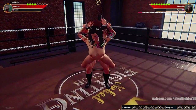Lord Jerle VS Jill (Naked Fighter 3D)