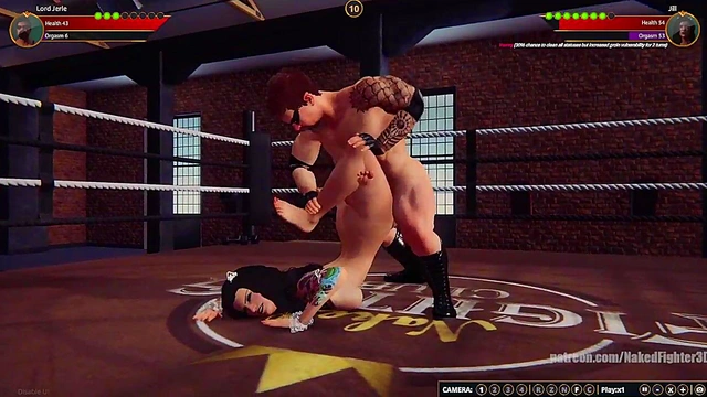 Lord Jerle VS Jill (Naked Fighter 3D)
