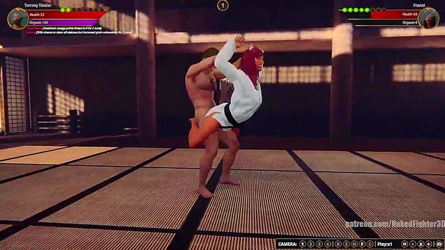 Tommy Tinkler VS Franzi (Naked Fighter 3D)