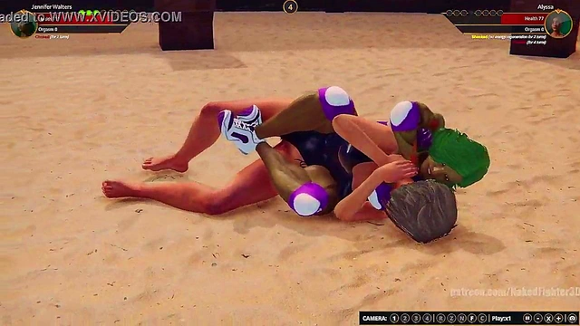 Jennifer Walters VS Alyssa (Naked Fighter 3D)