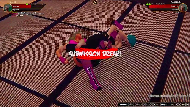 Remiel VS Bambi Bimbo (Naked Fighter 3D)