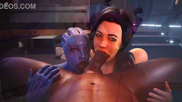 3D hottest blowjobs compilation