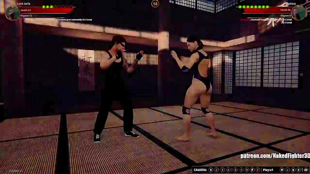 Lord Jerle VS Stefany (Naked Fighter 3D)