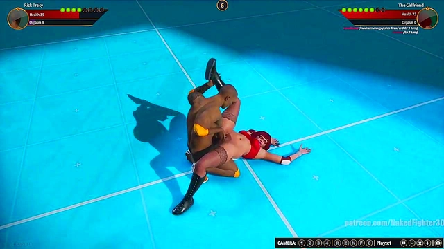 Rick Tracy VS The Girlfriend (Naked Fighter 3D)