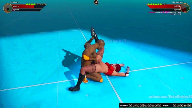 Rick Tracy VS The Girlfriend (Naked Fighter 3D)