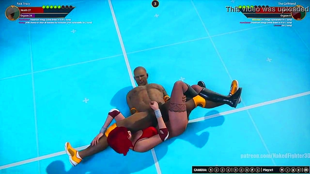 Rick Tracy VS The Girlfriend (Naked Fighter 3D)