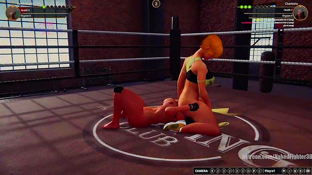 Karen Krash VS Charlotte (Naked Fighter 3D)