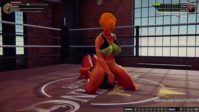 Karen Krash VS Charlotte (Naked Fighter 3D)