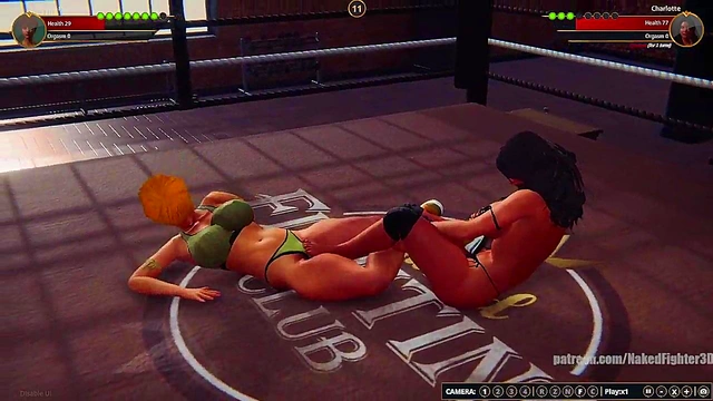 Karen Krash VS Charlotte (Naked Fighter 3D)