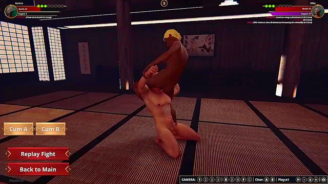 Jessica vs. Niko (Naked Fighter 3D)