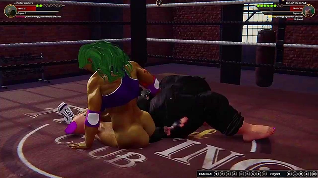 Jennifer Walters VS BOLDA the BEAST (Naked Fighter 3D)