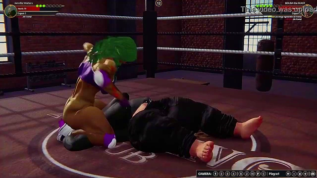 Jennifer Walters VS BOLDA the BEAST (Naked Fighter 3D)