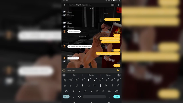 Daddy left and I was left playing with mon ~ Imvu 3D