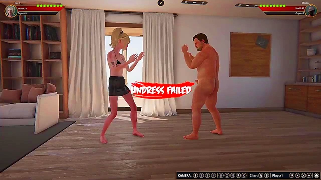 Ethan vs. Bree II (Naked Fighter 3D)