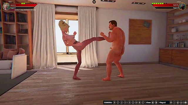 Ethan vs. Bree II (Naked Fighter 3D)