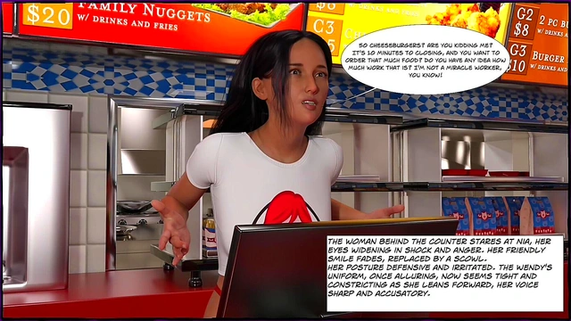 Nia Jax weight gain expansion video (3D animation/images by: LykoXXX)