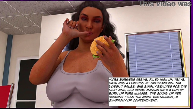 Nia Jax weight gain expansion video (3D animation/images by: LykoXXX)