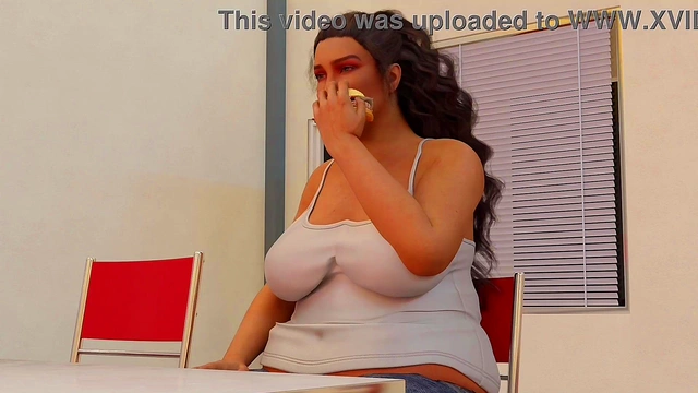 Nia Jax weight gain expansion video (3D animation/images by: LykoXXX)