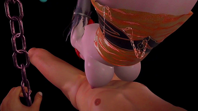 3D redhead mature milf have first time BDSM sex