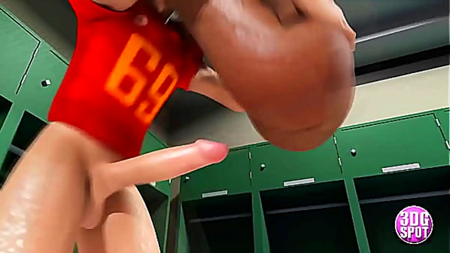 3DGSPOT - Teen Babes Gets Fucked Hard In Locker Room By Football Players PART 1! 3D Cartoon!