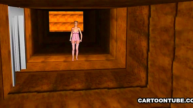 Tasty 3D cartoon blonde babe getting licked and fucked