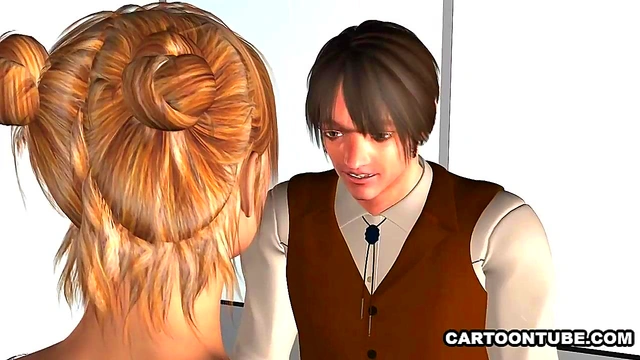 Tasty 3D cartoon blonde babe getting licked and fucked