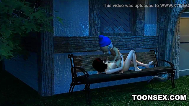 3D Babe Has Her Tits and Pussy Fucked by a Dwarf