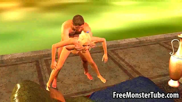 Busty 3D cartoon blonde babe getting fucked hardhigh 1