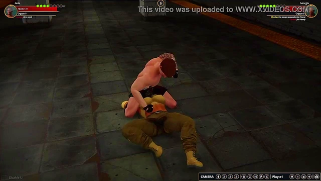 Jerle VS Georgia (Naked Fighter 3D)