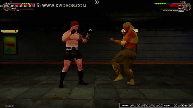 Jerle VS Georgia (Naked Fighter 3D)