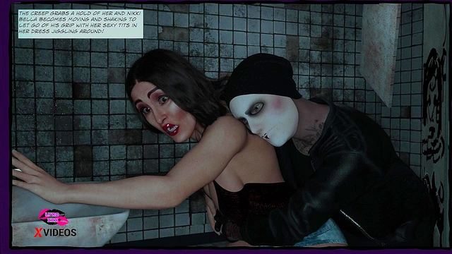 3D WWE Nikki Bella gets fucked by Stalker