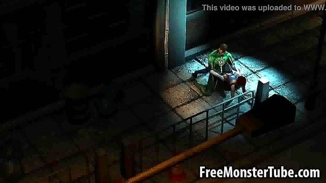 Sexy 3D babe getting fucked hard by the Green Lanternandarchligh-high 2