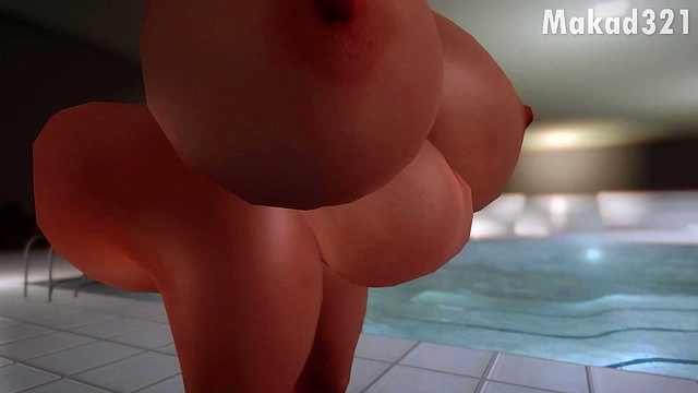 Mrs. Cockers: Pool Time [3D SKYRIM] [BBC]