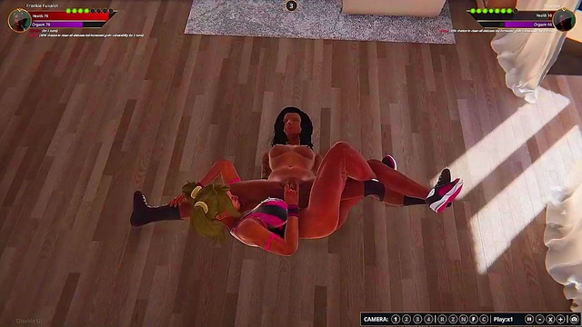 Frankie Fuxalot VS Theresa (Naked Fighter 3D)