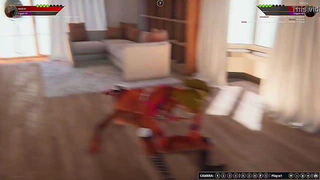 Frankie Fuxalot VS Theresa (Naked Fighter 3D)