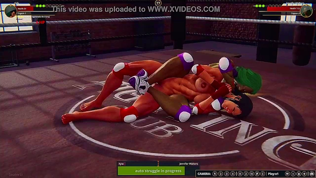 Kyla VS Jennifer Walters (Naked Fighter 3D)