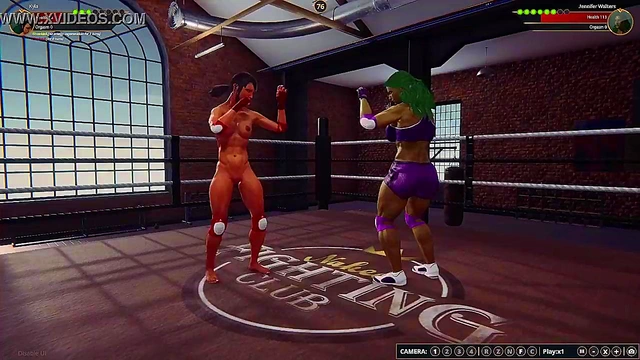 Kyla VS Jennifer Walters (Naked Fighter 3D)