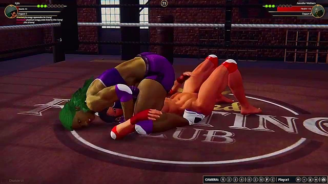 Kyla VS Jennifer Walters (Naked Fighter 3D)
