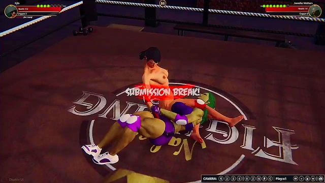 Kyla VS Jennifer Walters (Naked Fighter 3D)