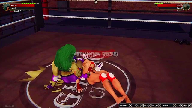 Kyla VS Jennifer Walters (Naked Fighter 3D)